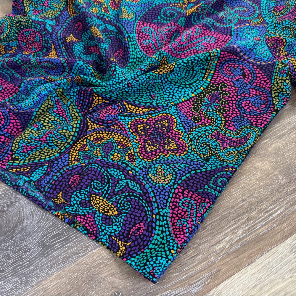 Vintage T-shirt Colorful 80’s Motifs Sz L Excellent Condition - Picture 6 of 9